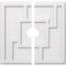 Ekena Millwork Knox Architectural Grade PVC Contemporary Ceiling Medallion, Two Piece, 20"OD x 3"ID x 7"C x 1"P CMP20KX2-03000 - alternate 1